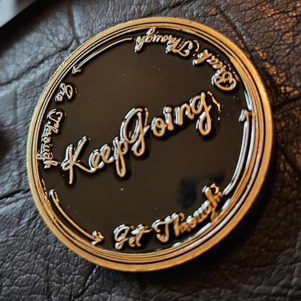 The "Keep Going" Goal Coin